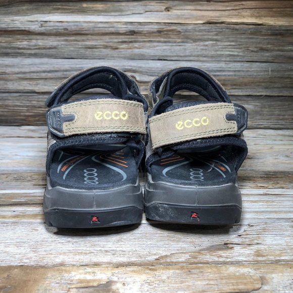 ECCO Yucatan Outdoor Hiking Nubuck Sandals Men 7 - Picture 3 of 9